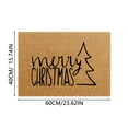 thumbnail image 4 of Funny Christmas Doormat Holiday Welcome Snowman Design Seasonal Festive Entryway Mat for Home Cheer, 4 of 4