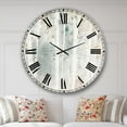 thumbnail image 3 of Designart 'A Woodland Walk into the Forest VI' Traditional wall clock, 3 of 4