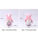 thumbnail image 3 of Decoraciones De Pascua Orejas De Conejo Gnomos De Pascua Muñeca Sueco Tomte Elfo Decoración Primavera Gnomos Pascua Vacaciones Decoración Del Hogar Regalos Irene Inevent FN006808-02, 3 of 6