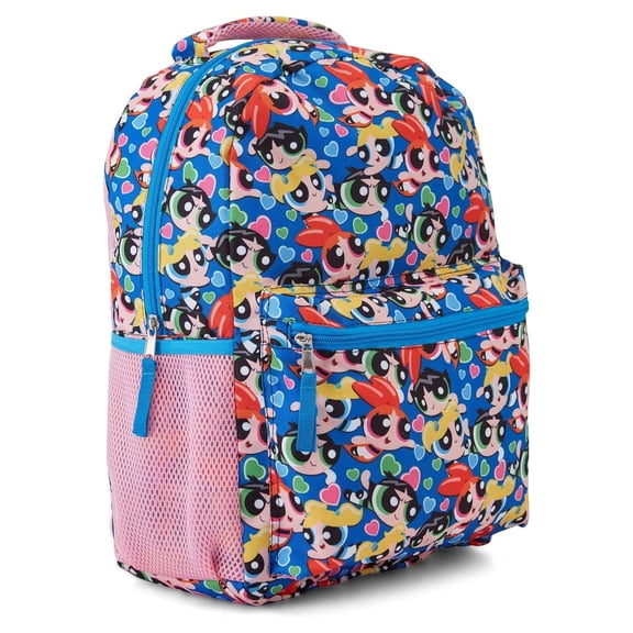 Powerpuff Girls Backpack, Blossom, Bubbles & Buttercup Backpack for kids & Adult Pink