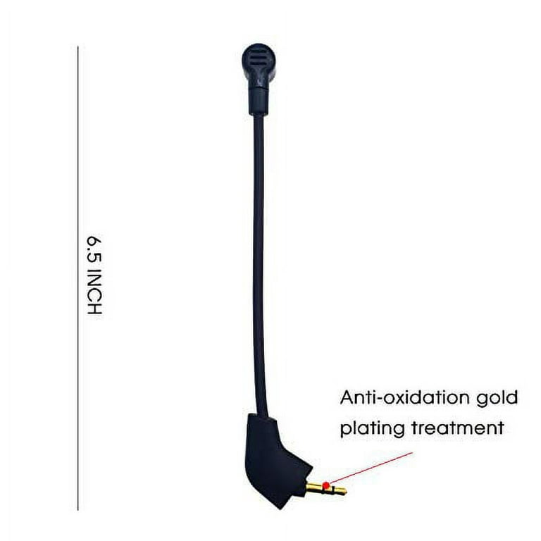 Detachable Microphone Mic Fits for Kingston HyperX Cloud Flight/Flight S  for PS4 PS4 Pro Computer PC Gaming Headsets Noise Cancelling Replacement  Mic