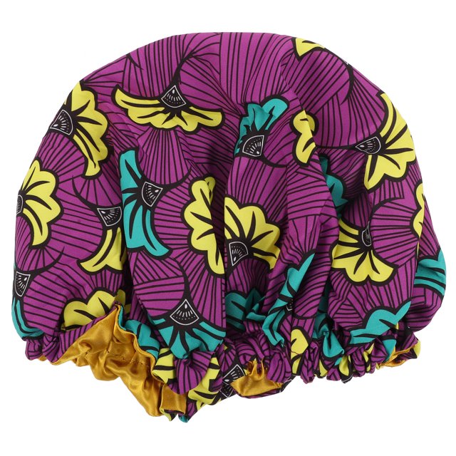 MasteelfCA Adjustable Satin Bonnet Hair Cover Waterproof Shower Long Hair Sleep Hat