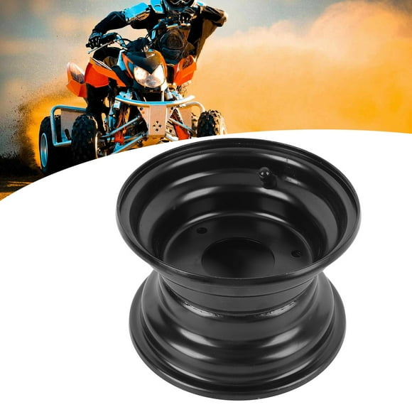6 Inch Wheel Rim, Stylish Look Go Kart Wheel Rim Aluminum Alloy 145/70-6 for Ride On Mower