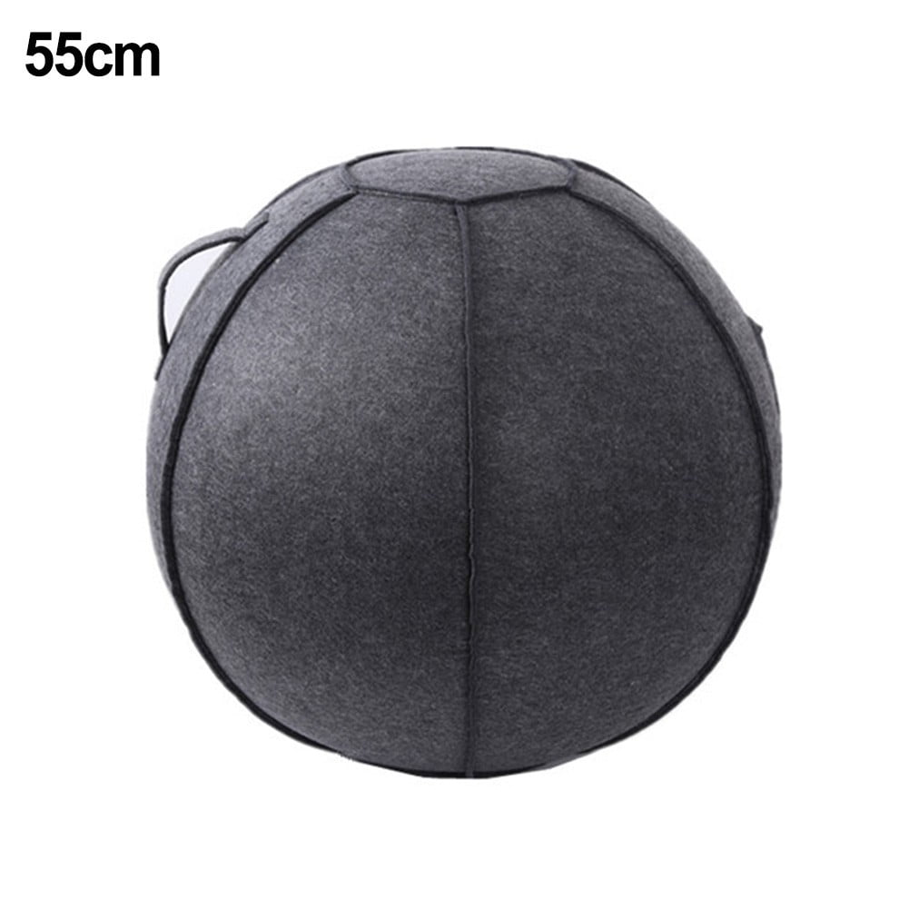 Splihome Felt Yoga Ball Cover Exercise Ball Cover 55Cm 65Cm 75Cm Foldable，75Cm