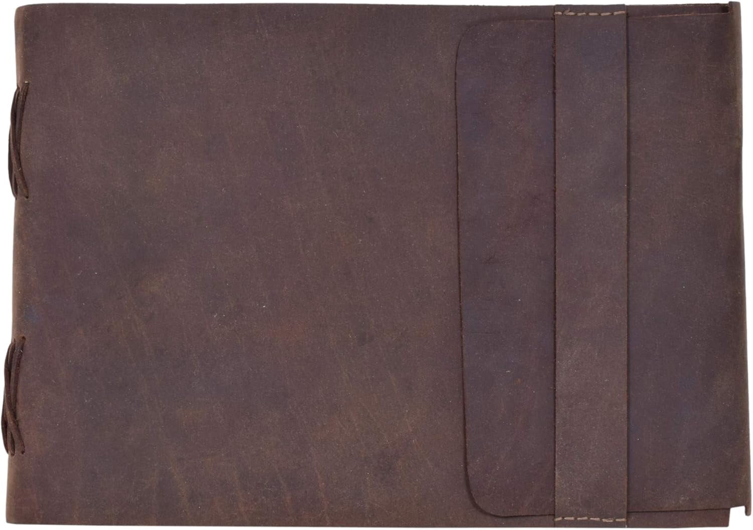 RusticVintage 200 Pages Cow Furr Leather Diary Drawing Daily Travel Diary, Handmade Writing Notebook, Quality Unlined Blank Cream Paper, Art Sketchbook Genuine Leather Journal
