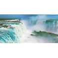thumbnail image 2 of Frank, Krahmer 32x18 Gold Ornate Wood Framed with Double Matting Museum Art Print Titled - Iguazu Falls, Brazil, 2 of 4