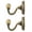 Khaki, variant on Wall Hooks for Curtains - Metal Back Curtain Holdback Holder Hanger - Efficient Window Tie Back Hooks for Organization and Housekeeping