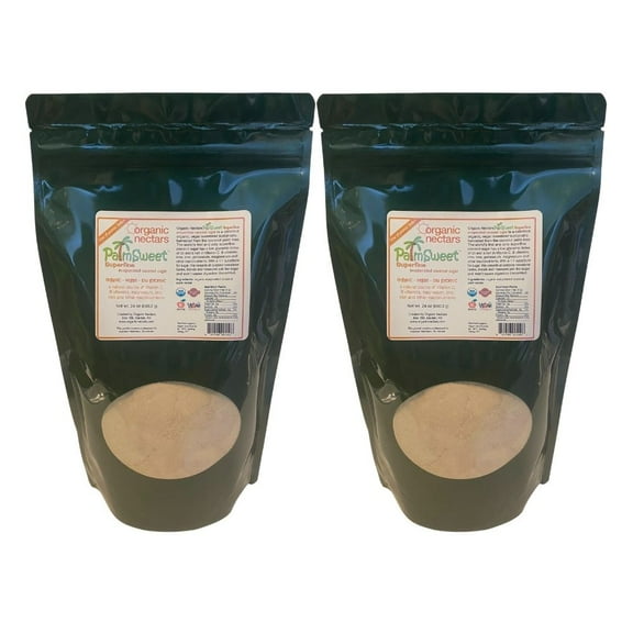 Organic Nectars Coconut Sugar Superfine 2 pack of 24 oz