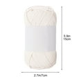 thumbnail image 3 of Milk Cotton Soft Yarn,Hand Knitting Crochet Yarn,Baby Acrylic Wool Yarn,Colorful DIY Craft Yarn,For Knitting Sweaters Hats,Beginner Crochet Thread,Craft Project Supplies, 3 of 6