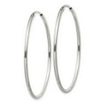 thumbnail image 2 of White Sterling Silver Earring Endless Women'S 35 mm, 2 of 3