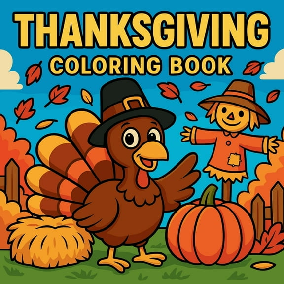 Thanksgiving - Coloring Book, (Paperback)