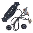 thumbnail image 2 of 2 Sets -Câblé Boîte à Cigares Guitare Micro avec Volume et Tonalité pour Guitare Électrique, 2 of 5