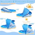 thumbnail image 2 of Flotador de piscina para bebés AMENON Dolphin con toldo UPF50+ de 6 a 36 meses, 2 of 6