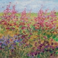 thumbnail image 2 of Coolick, Ann Marie 15x15 White Modern Wood Framed Museum Art Print Titled - Floral Fields II, 2 of 4