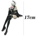 thumbnail image 2 of 17-22CM NieR:Automata Yorha Type A2/2B Sexy Fox New white PVC Anime Action Figures Model Collection Anime Cartoon Model Toy Gift, 2 of 5