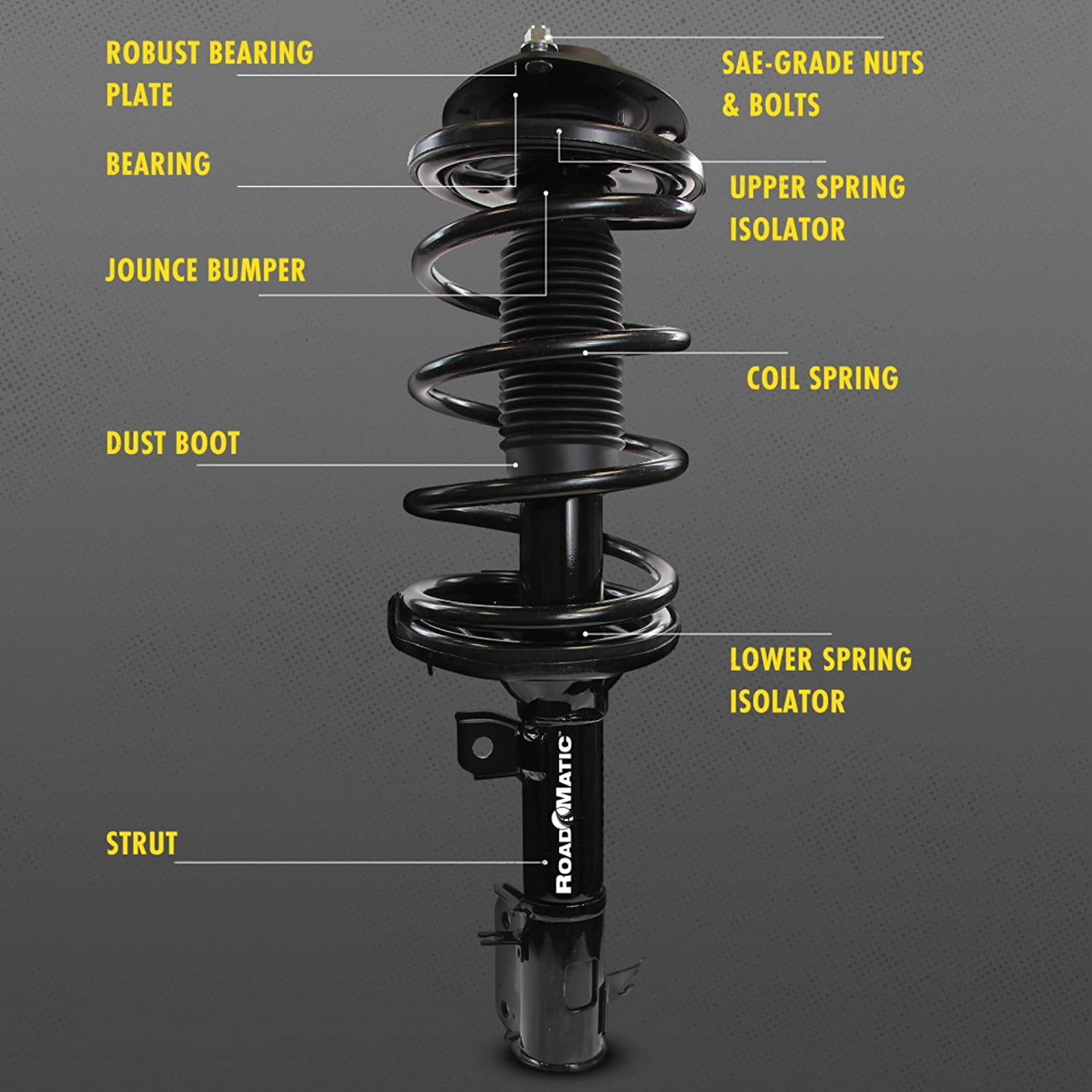 Monroe Shocks & Struts Quick-Strut 272959 Strut and Coil Spring Assembly