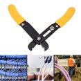 thumbnail image 4 of Wire Stripper, Yellow Black Adjustable Stripping Range Professional Incisive Cable Stripper  for Telecommunications, 4 of 8