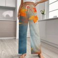 thumbnail image 2 of Thanksgiving Pumpkins Fall Leaves Pajama Pants Comfortable Elastic Waist Pajamas Fashion Sleepwear Bottoms Plus Size Homewear, 2 of 6