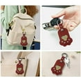 thumbnail image 4 of Portable Pet Furs Souvenir Holder Keychain Durable PU leather Cats Dogs Memorial Accessory Pet Memorial Key Chain, 4 of 9