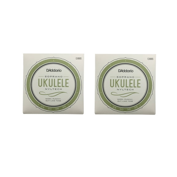D'Addario Ukulele Strings 2 Sets Nyltech  Soprano EJ88S  Uke