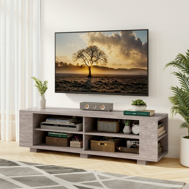 Topbuy TV Stand for 65 Inches TVs Modern Entertainment Center with