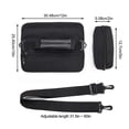 thumbnail image 4 of Bolsa de transporte para palos de golf Estuche ligero para palos de golf para deportes al aire libre (negro), 4 of 4