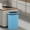 thumbnail image 7 of BestOffice 13 Gallon Plastic Touchless Trash Can with Motion Sensor for Indoor Use, 2 Pack(Blue), 7 of 7