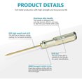 thumbnail image 4 of Set Of 4 Titanium Nitride Hexagonal Screwdrivers With Colored Handlescompatible With 1.5 Mm, 2 Mm, 2.5 Mm And 3 Mm Screws, 4 of 4
