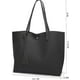thumbnail image 3 of Bolso de hombro tipo tote de piel sintética suave para mujer, bolso de mano con borlas de gran capacidad, 3 of 7