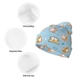 thumbnail image 3 of Lsque Corgi Dog 1 Pattern Knitted Beanie, Unisex Winter Hat, Knit Hat Winter Beanies Thick Fisherman Beanies Cuffed Plain Skull Caps, 3 of 6