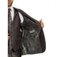 thumbnail image 2 of Mens Suit Two Piece Solid Notch Lapel Set With Free Matching Vest, 2 of 5