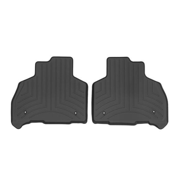 WeatherTech Custom Fit FloorLiners compatible with BMW X7 M60i, X7 50i, ALPINA XB7, X7 40i, X7 M50i - 2nd Row (2-Piece Liner), Black