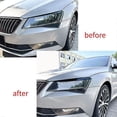 thumbnail image 5 of Bright Black Pattern Eyebrow Headlight Lid for Skoda Superb B8 16-18, 5 of 5