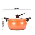 thumbnail image 4 of 8L Stone Micro Pressure Cooker with Non-stick Coating - Fast Cooking, Easy Clean, and Safe Slide-Lock Design for Nutritious Meals, 4 of 11