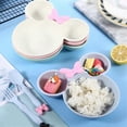 thumbnail image 4 of Cartoon Bowl Tableware Set Dishes Dinner Feeding Plate Green, 4 of 5