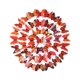 thumbnail image 2 of 200 pegatinas de mariposas 3D voladoras para decoración de pared, mariposas de PVC para manualidades. Rojo, 2 of 9