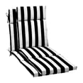 thumbnail image 5 of Arden Selections  Outdoor 72 x 21 in. Chaise Lounge Cushion Black Cabana Stripe 2 Count, 5 of 5