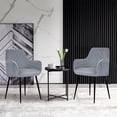 thumbnail image 3 of SET DE 2 SILLAS VELVET MODERNAS PARA COMEDOR MARCA GRAVITA, 3 of 6