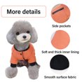 thumbnail image 4 of Red Winter Coat for Small Pups - Warm Fleece Clothing for Chihuahuas & Friends Chilly Dog Days, 4 of 5
