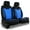 Black/Blue, variant on AEGIS COVER SEMI CUSTOM AIR MESH SEAT COVER