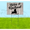 thumbnail image 1 of Born & Raised New York (18" x 24") Yard Sign, Includes Metal Step Stake, 1 of 6