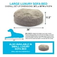 thumbnail image 3 of SportPet Designs Luxury Machine Washable, Waterproof Pet Bed, Large, 3 of 9