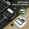 thumbnail image 7 of ELEHOLD Case For Airpods Pro 2nd/1st, Cute BB Machine Design Shockproof Protective Cover Wireless Charging Scratch Resistant Keychain Clip for Secure Carrying,White, 7 of 7