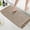 Irish Cream, variant on Waffle Bath Mat Super Absorbent Boho Bath Mat Non Slip Bath Rugs for Bathroom Floor Machine Washable Dry Fast Bathroom Rugs with Handmade Tassels, 17" x 24", Sage