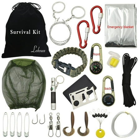 Moaere Aid Survival Kit Outdoor Emergency Gear Set Earthquake Trauma Bag for Camping Hiking Travelling