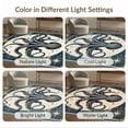 thumbnail image 7 of ODIKA 3'x5' Washable Area Rug Navy Vintage Animals Nautical Octopus Tentacle Sketch Maritime for Hallway, Laundry Room, Non-Slip, Flatweave, Easy Care, 7 of 7