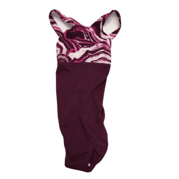 Nike Womens HIGHNECK BIKINI One Piece, Bordeaux, Small