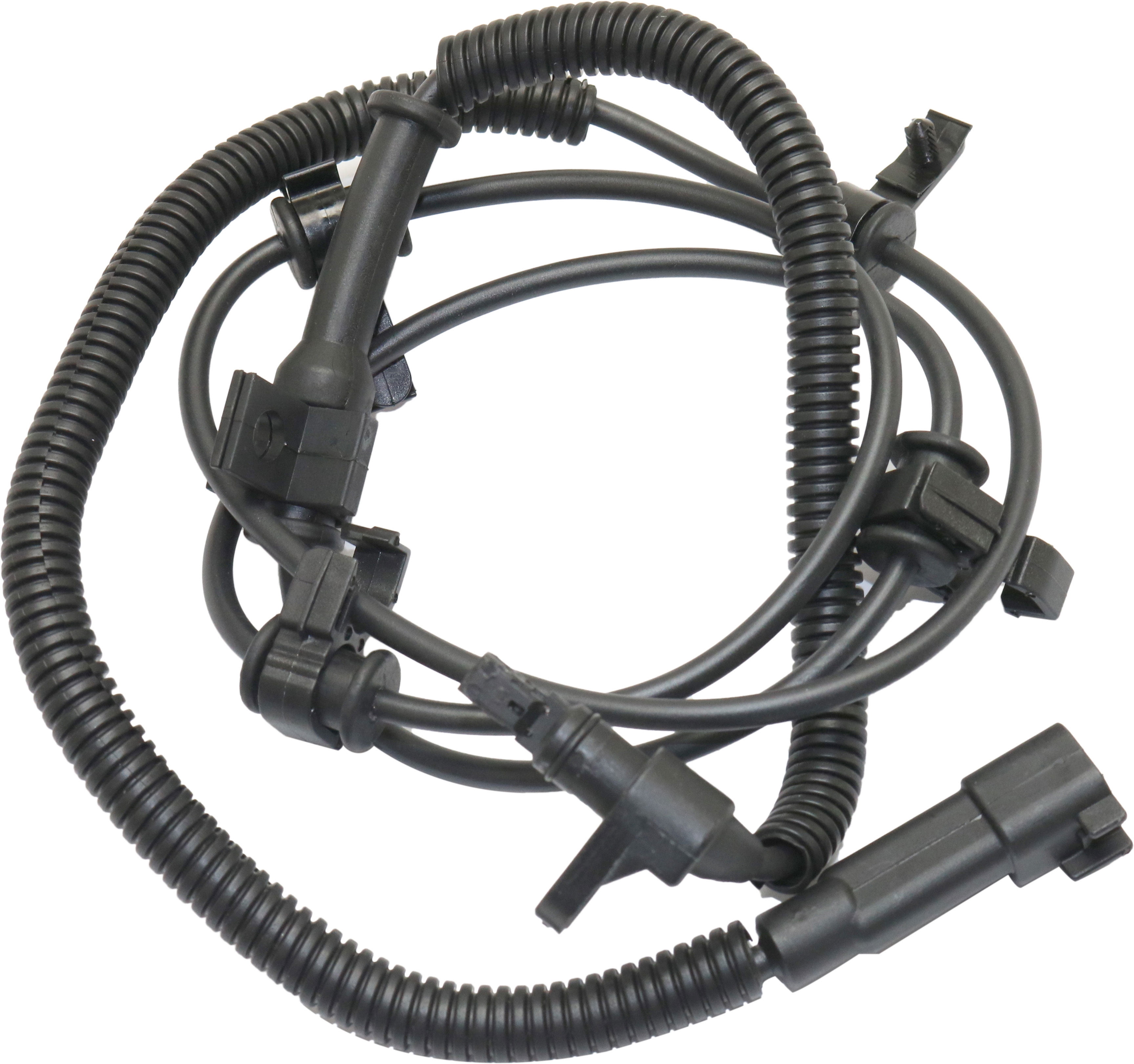 ABS Speed Sensor Compatible with 2002-2007 Jeep Liberty Front, Driver Side 6 Cyl 3.7L Female Connector Blade type 2-Prong Terminal