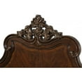 thumbnail image 4 of Benjara Lisa Queen Size Bed Traditional Carved Ornate Details, Classic Cherry Brown, 4 of 5