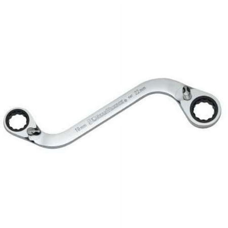 S-Shape Rev. Dbl. Box Rtchtng Wrench 15mm x 17mm
